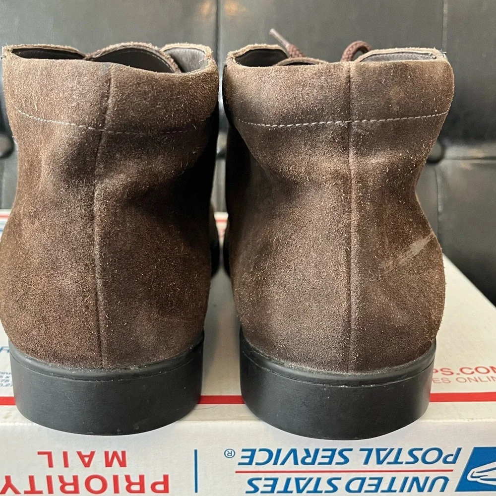 Mephisto‎ Brown Suede Moc Toe Chukka
